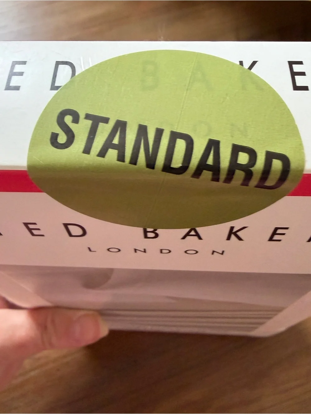 Ted Baker Cream Standard Pillowcase Pair. NEW